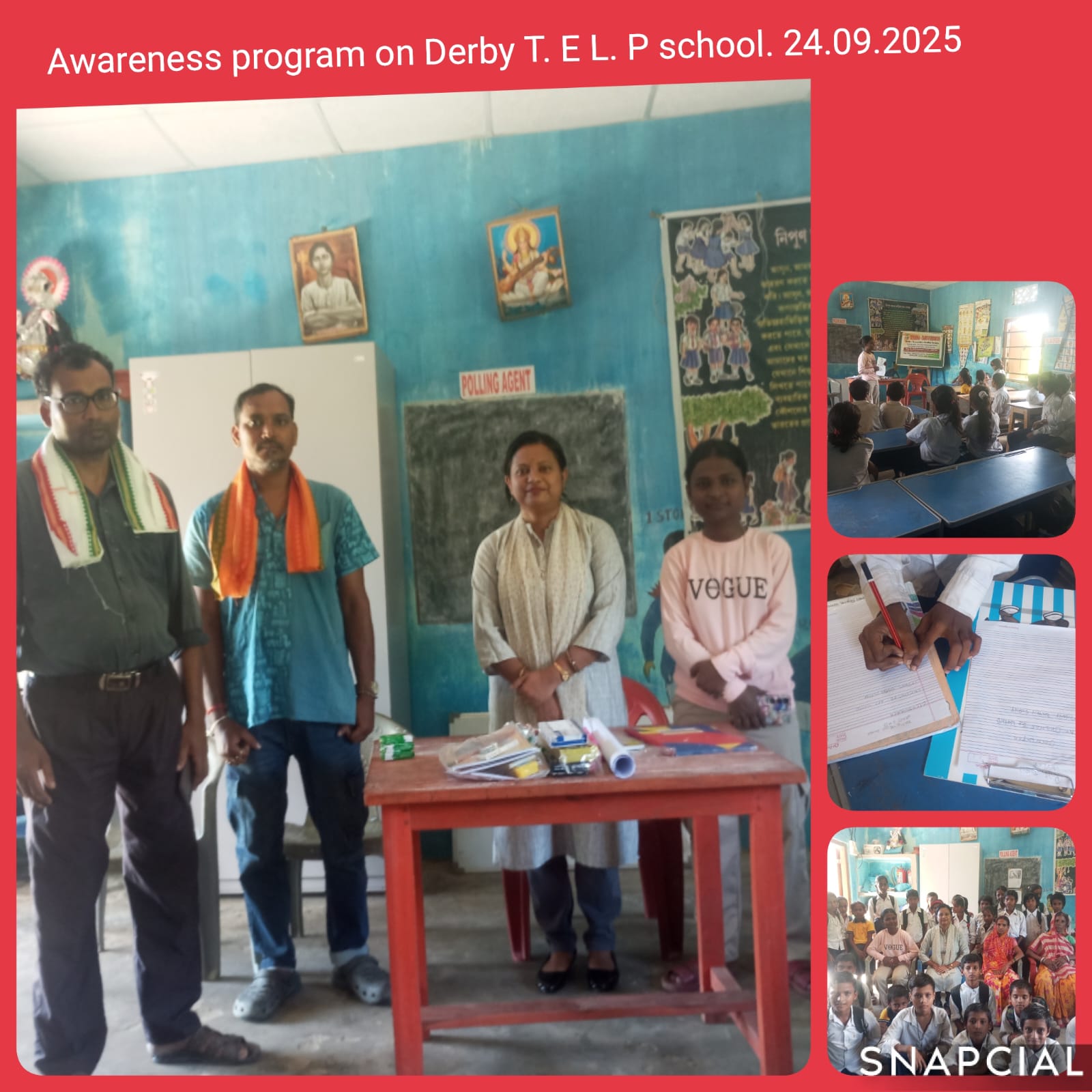Awareness Program at Derby T.E L.P School